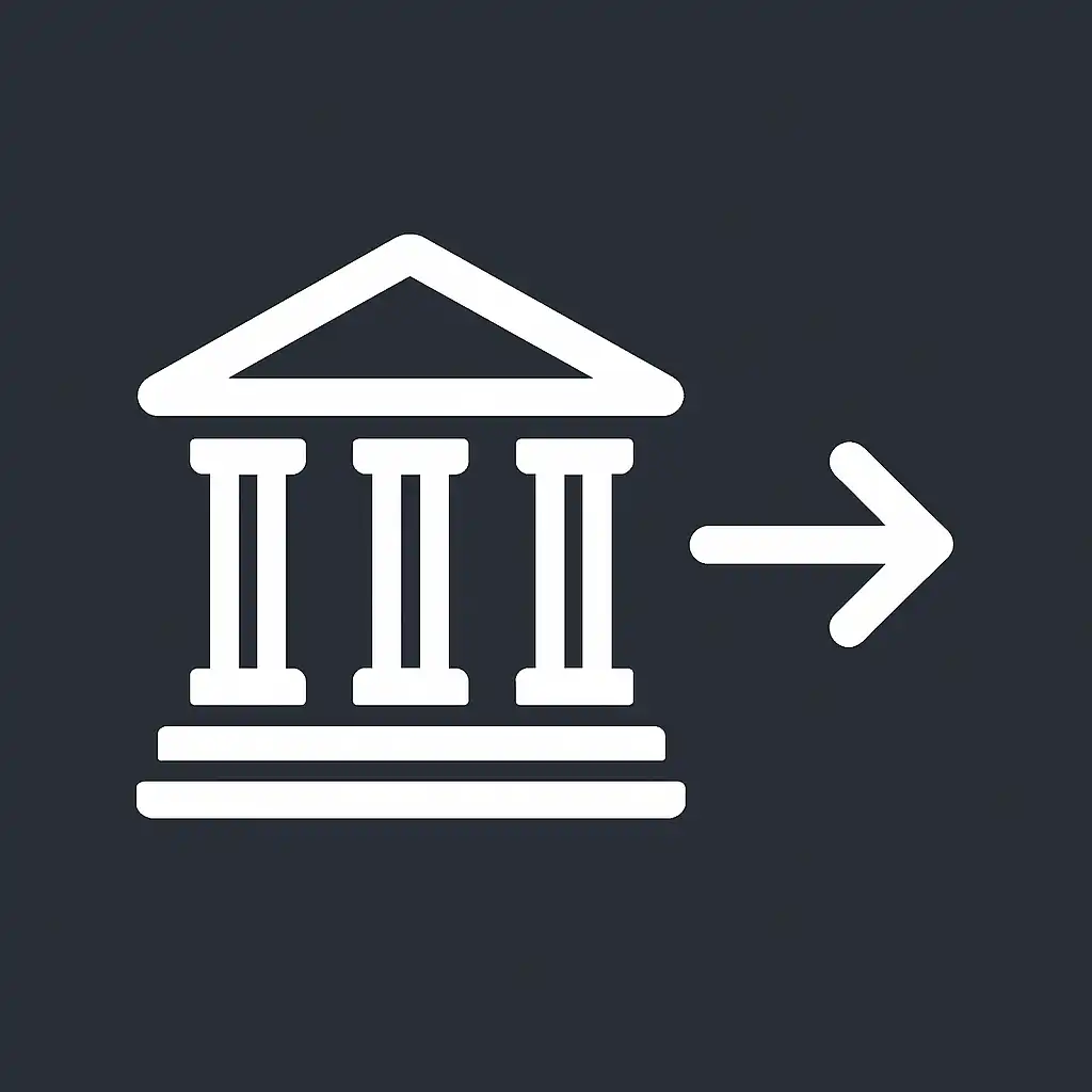 Bank transfer icon